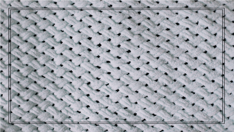 Elegantní pletený vzor Vinylový koberec s texturou - TenStickers