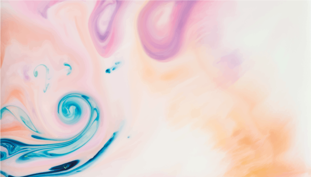 Pastelové barvy mramorový efekt malování moderní koberec - TenStickers