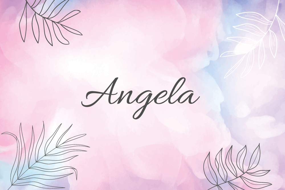 Květinové jméno na míru Vinylový koberec do ložnice - TenStickers