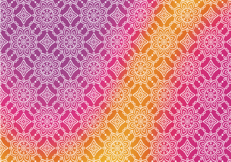 Růžový rustikální vzorovaný texturovaný koberec - TenStickers