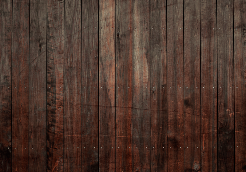 Hnědá prkna s vinylovým kobercem s efektem dřeva - TenStickers