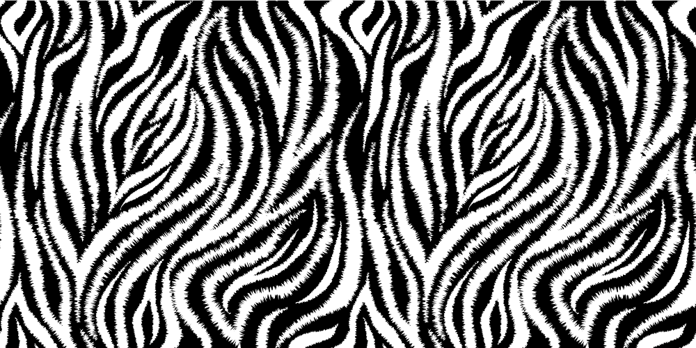 Vinylový koberec se zvířecím potiskem zebra pruhy - TenStickers