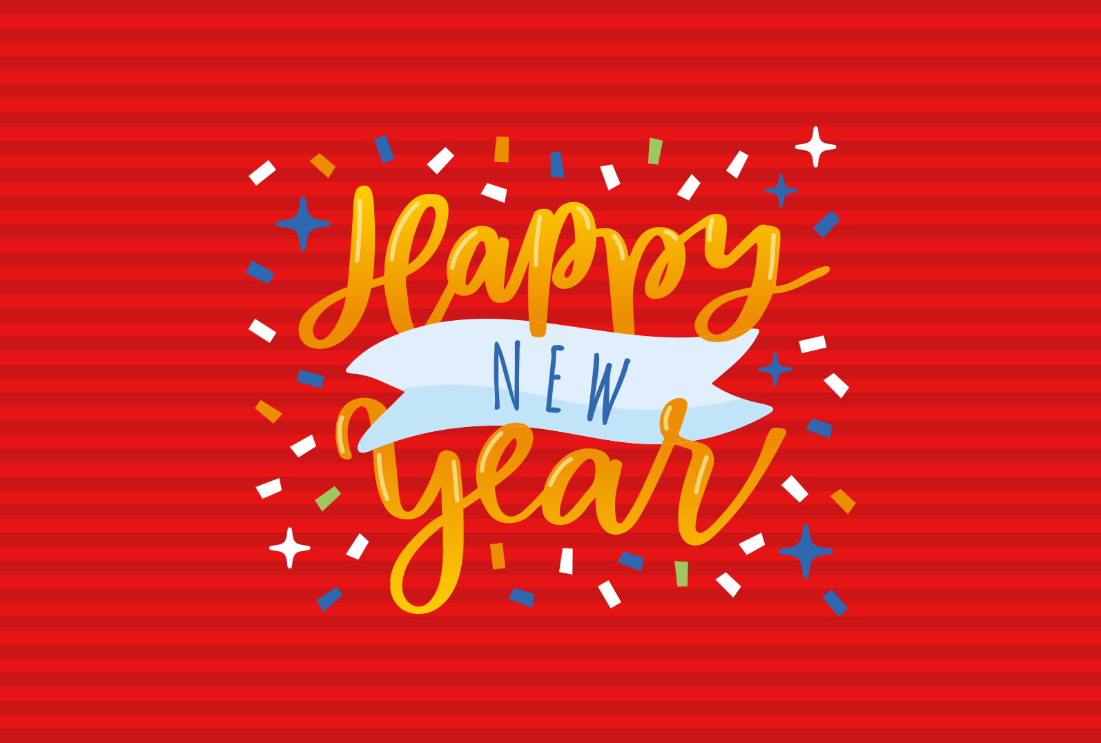 Oslava nového roku Vinylový koberec Vánoce - TenStickers