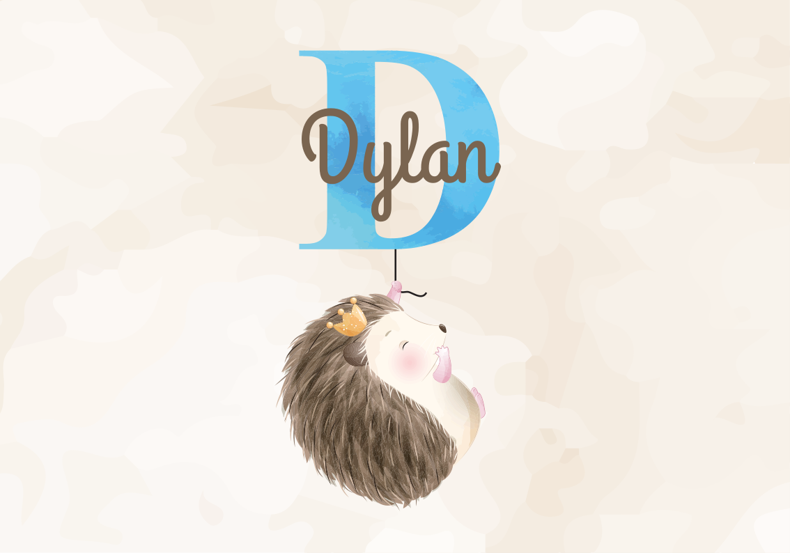 Roztomilá zvířata ježek dítě hrací vinylový koberec - TenStickers