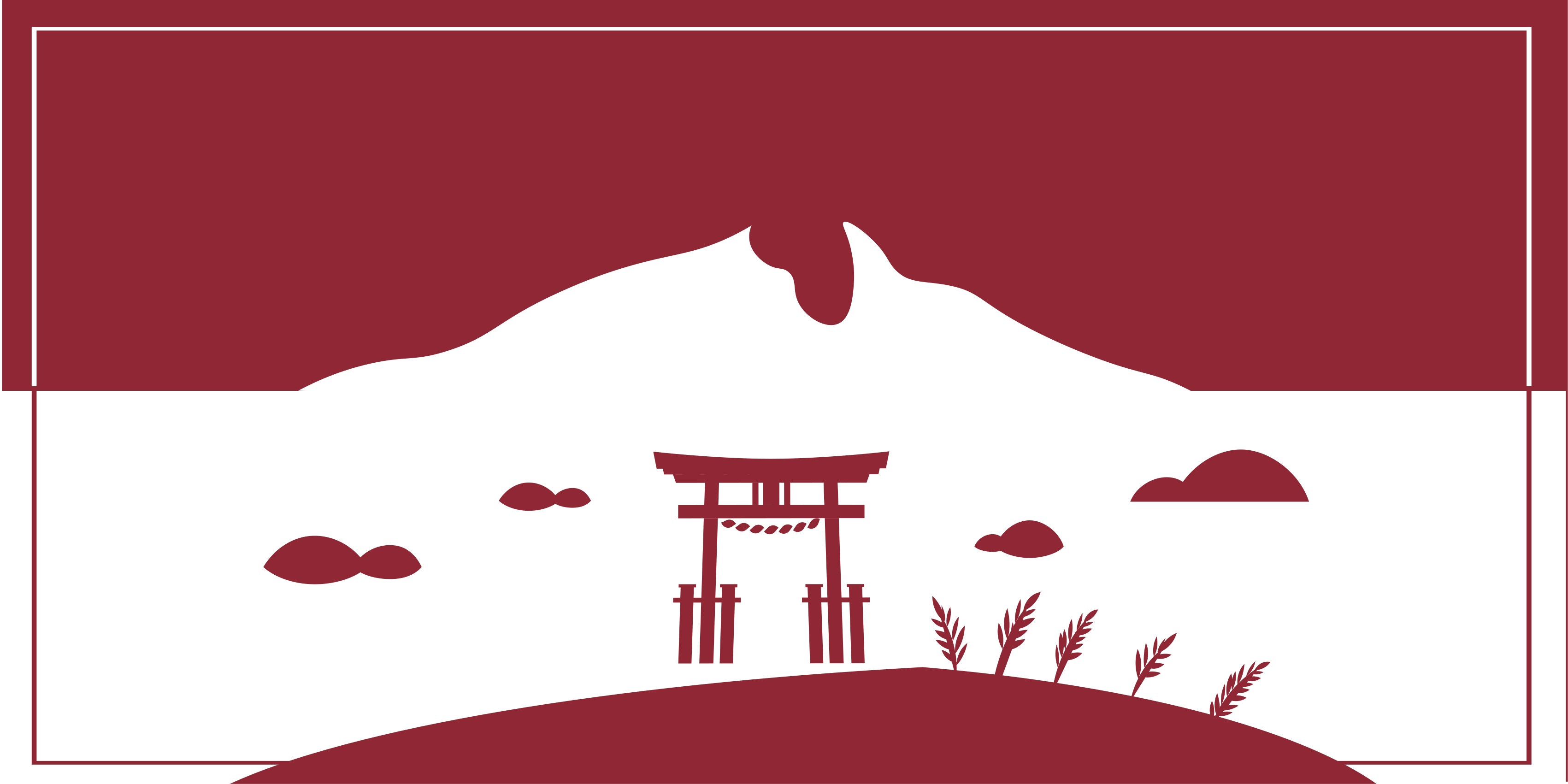 Japonská krajina Vinylový koberec z celého světa - TenStickers