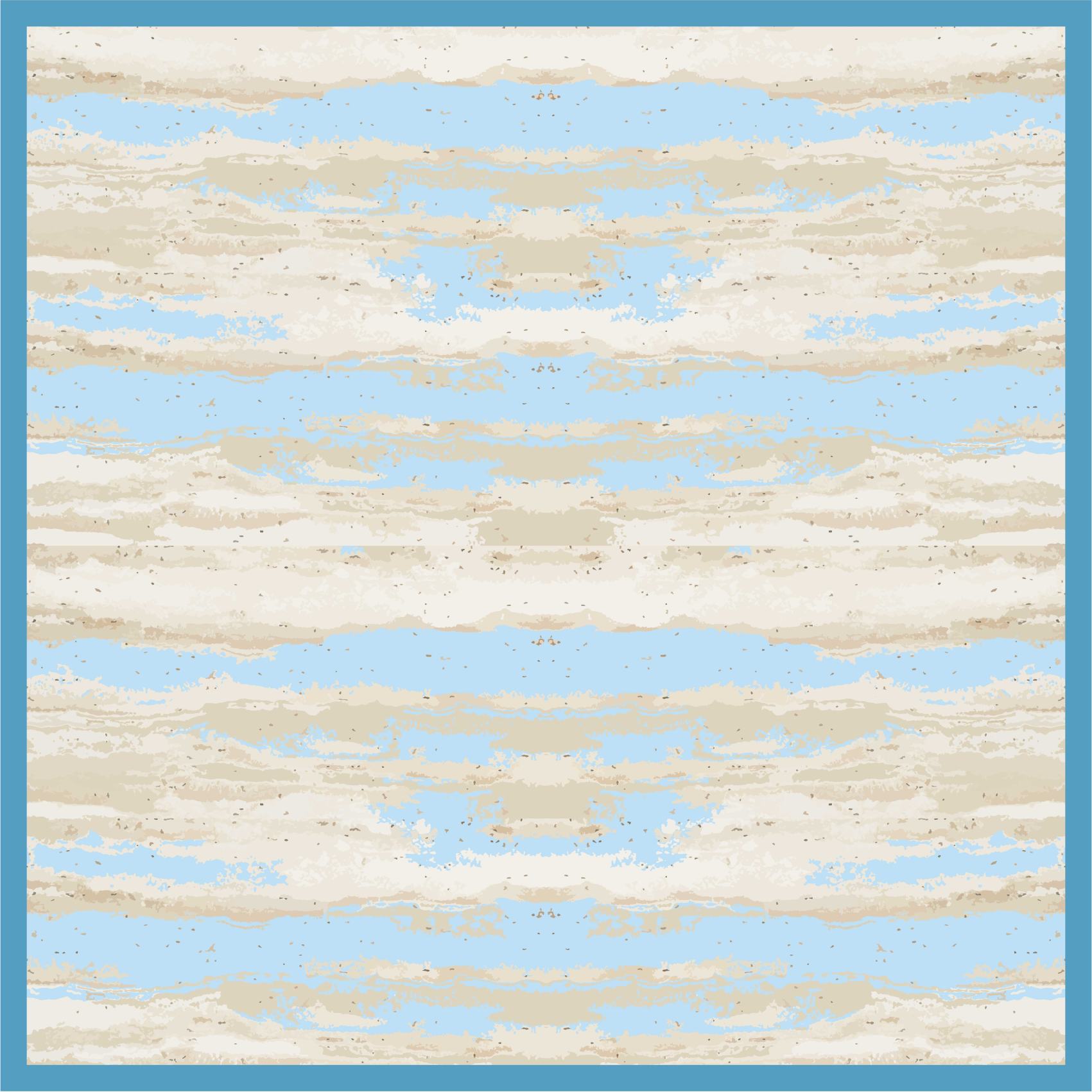 šedá a modrá imitace vinylový koberec s efektem dřeva - TenStickers