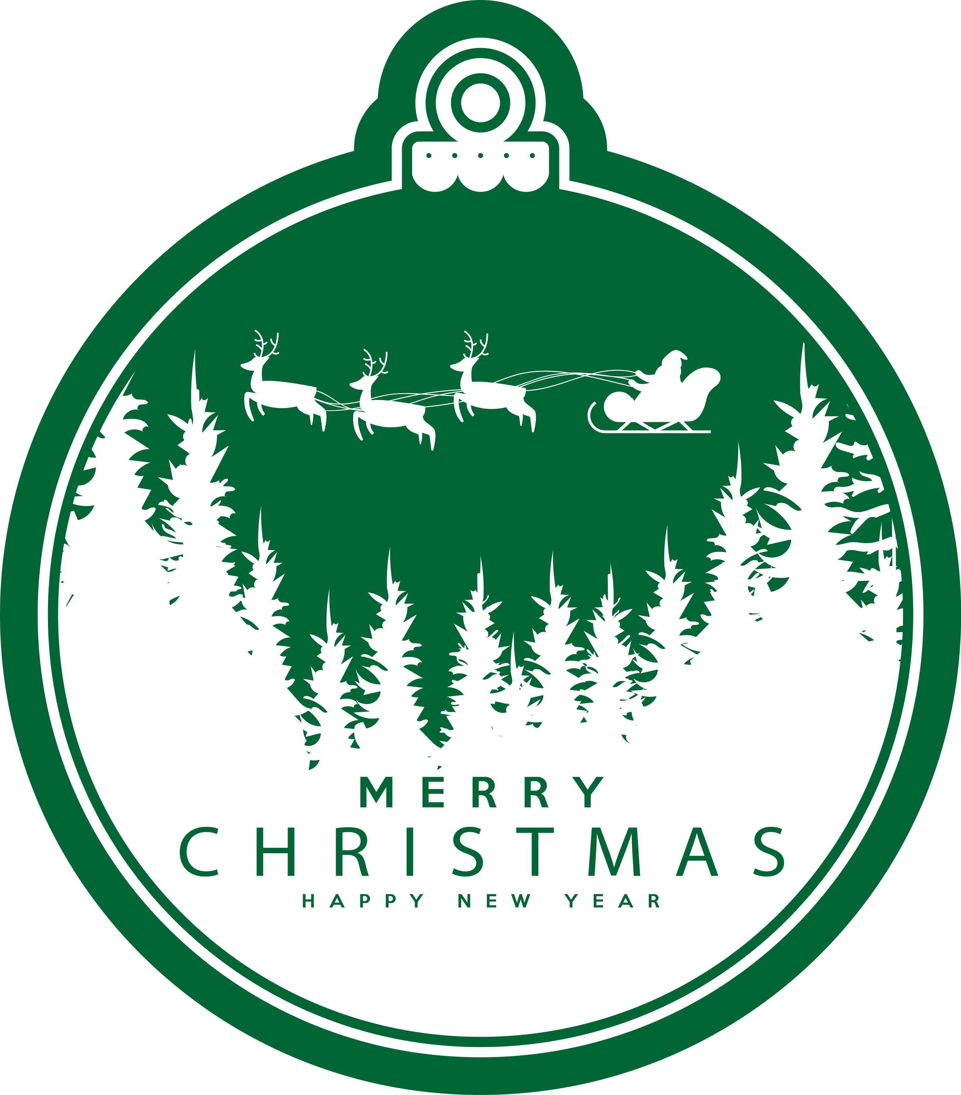 Jízda na saních Vinylový koberec Vánoce - TenStickers