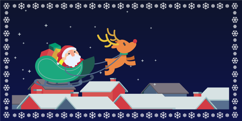 Vinylový koberec předvečer všech svatých santažský spřežení - TenStickers