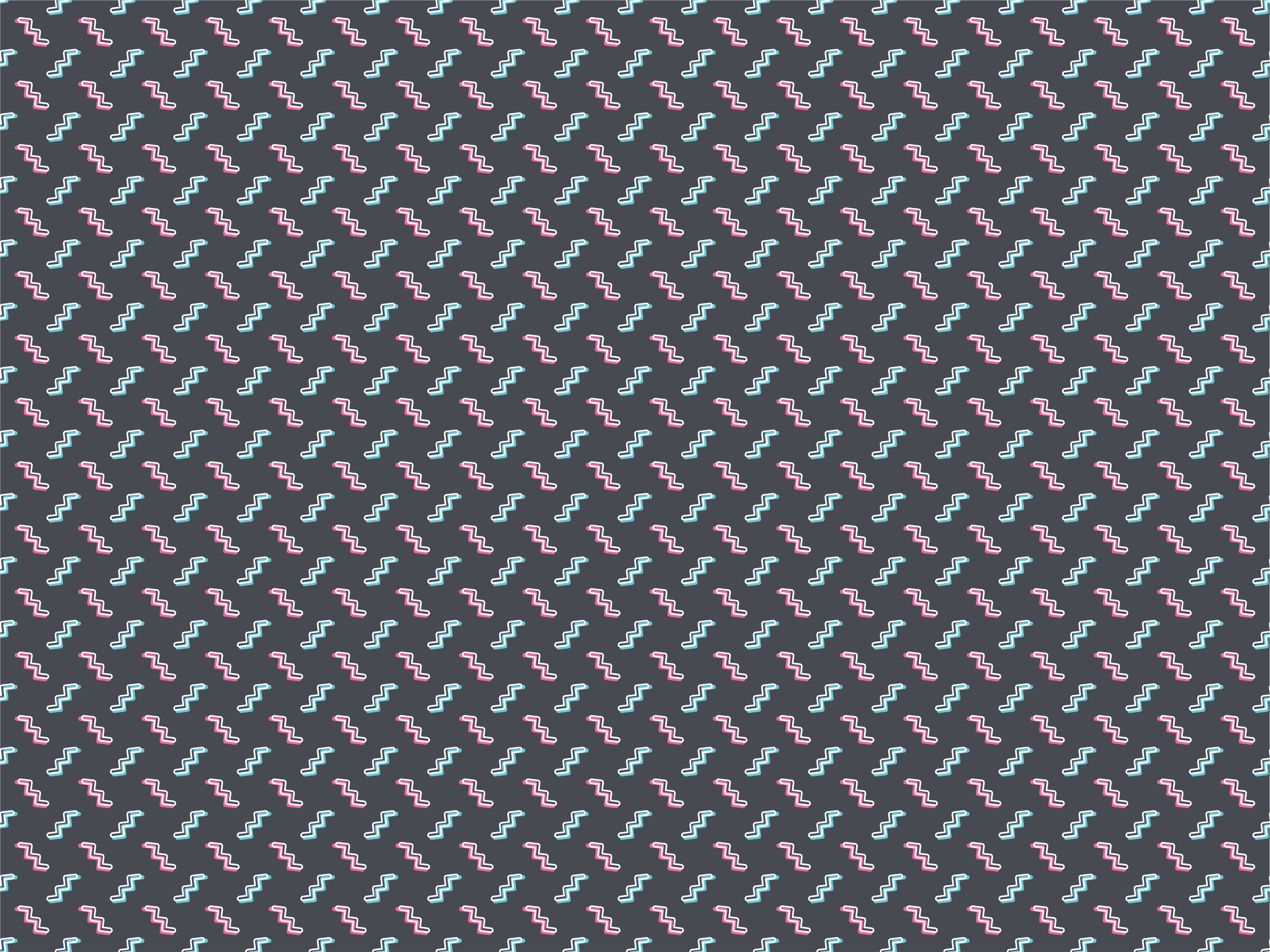 Barevné vlnité tvary Ostatní Vinylový koberec - TenStickers