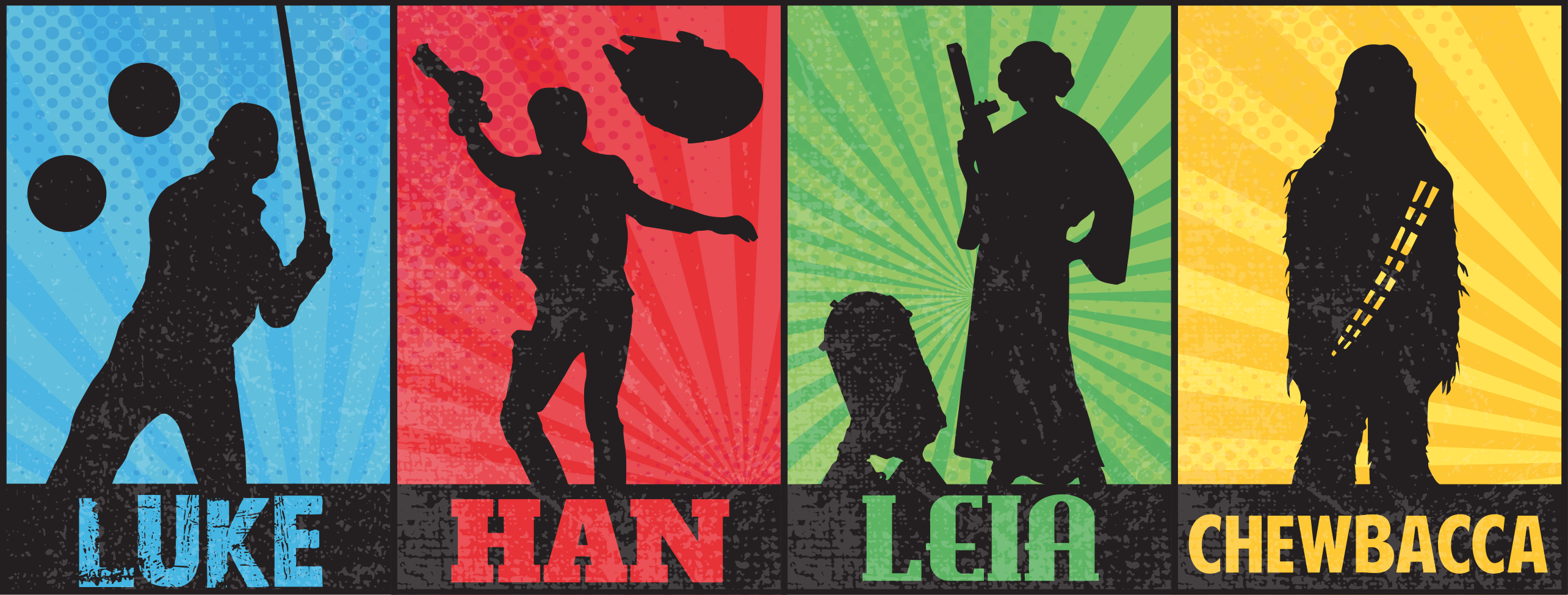 Vinylový kobereček z filmu v komiksovém stylu - TenStickers