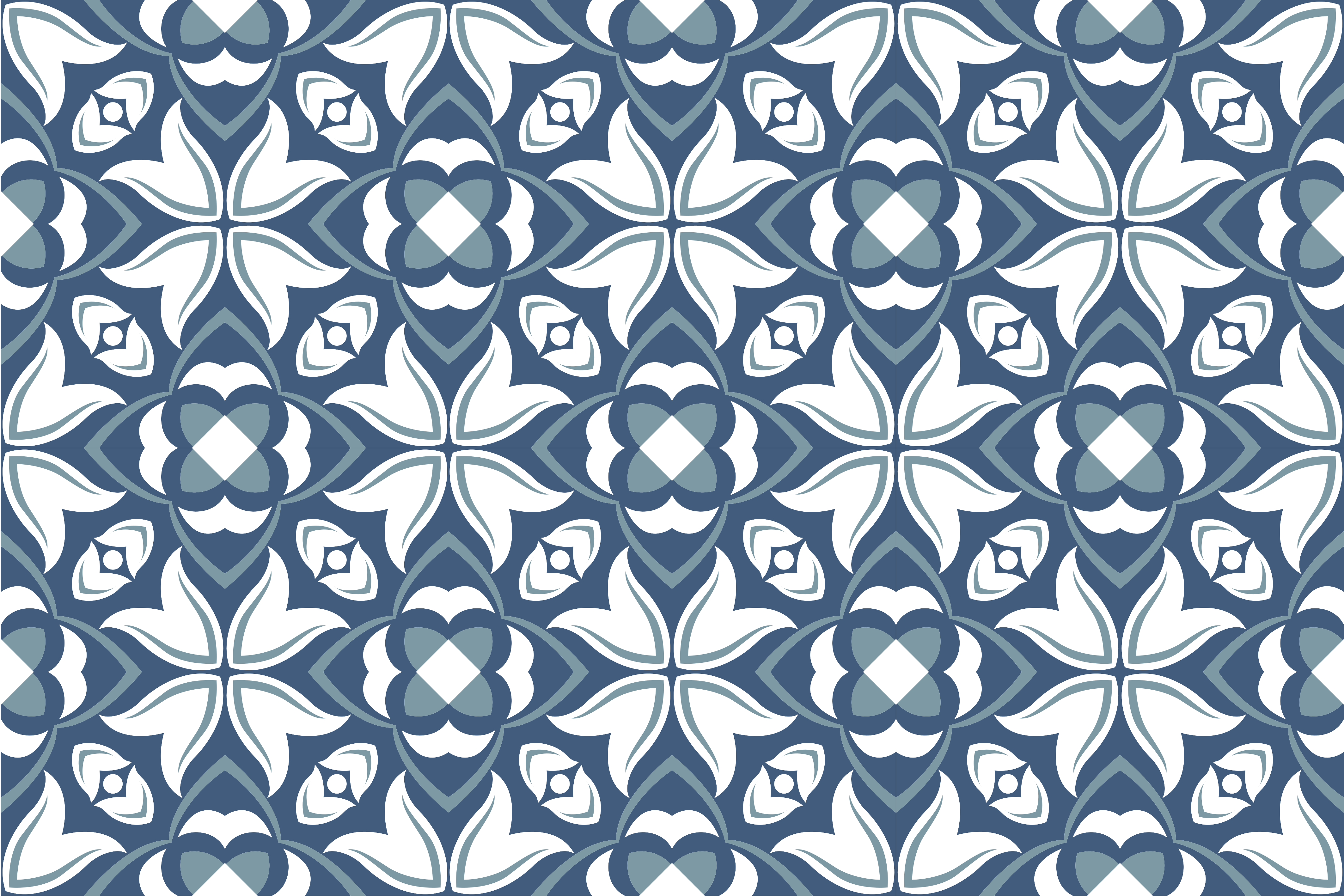 Moderní modrá váza "hampton style" moderní koberec - TenStickers