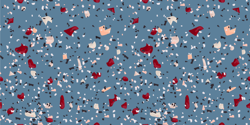 Vinylový koberec s texturou odvážné barevné tvary - TenStickers