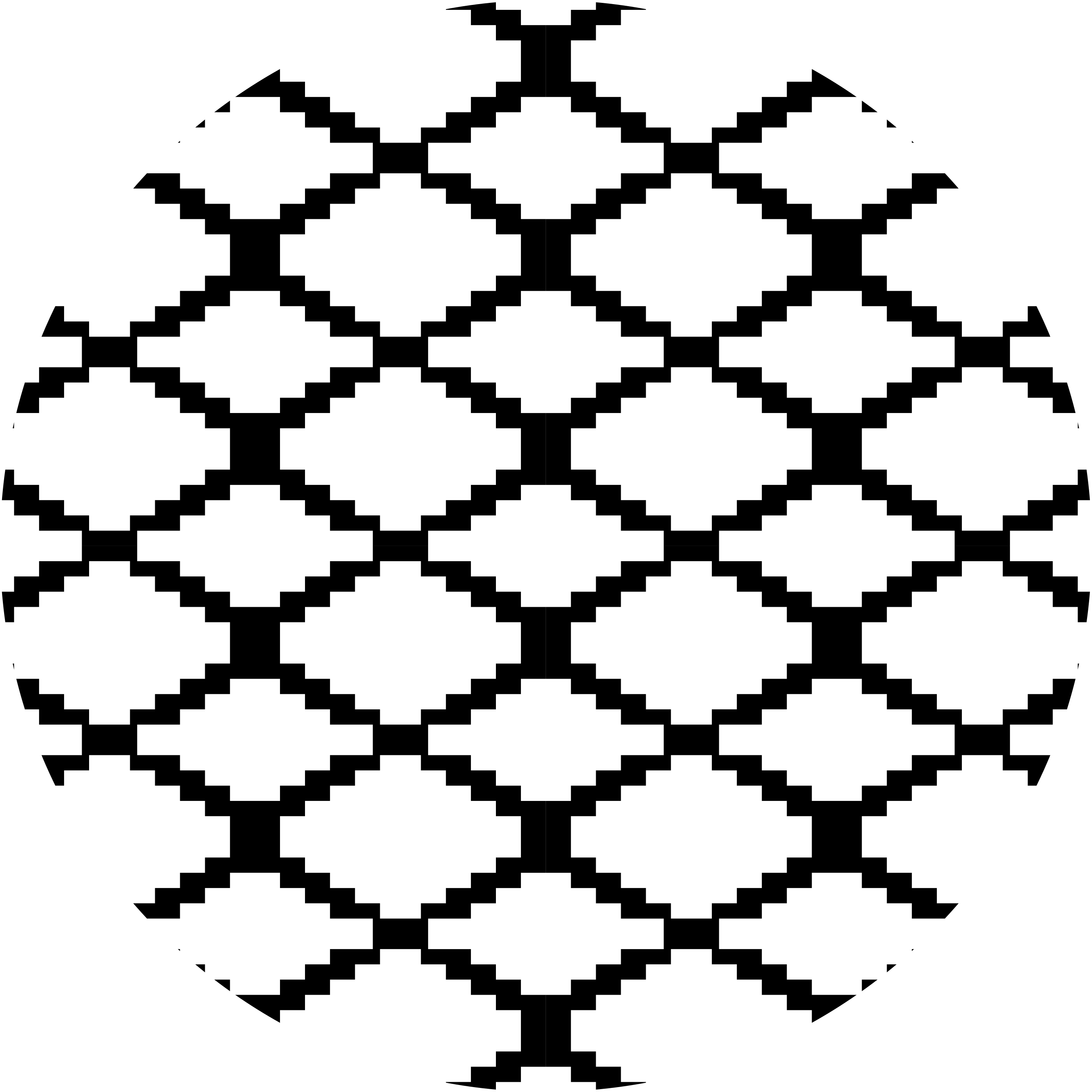 Moderní černá a bílá Geometrický vinylový koberec - TenStickers