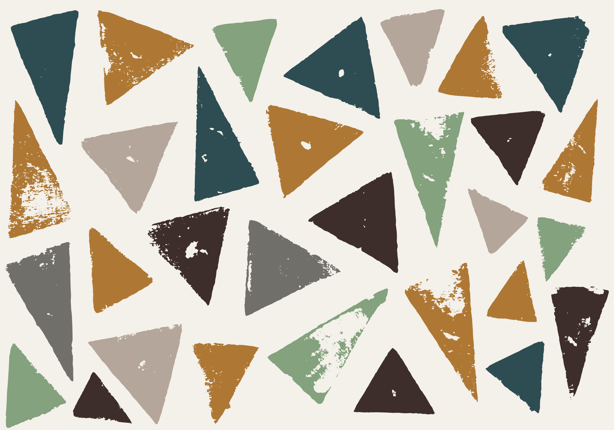 Trojúhelníkový designový koberec "industriální styl". - TenStickers