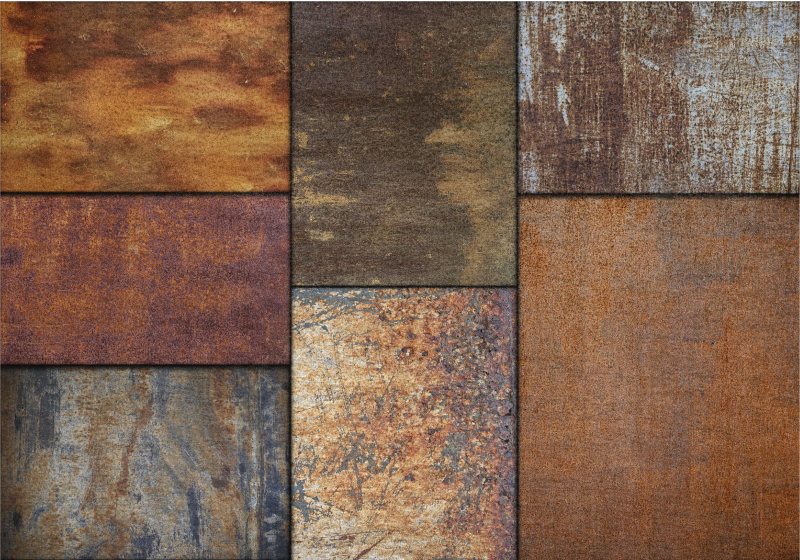 Bloky průmyslového betonu moderní koberec - TenStickers