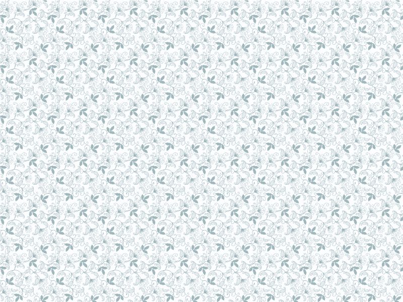 Modrobílý květinový koberec ve stylu grandmilenial - TenStickers