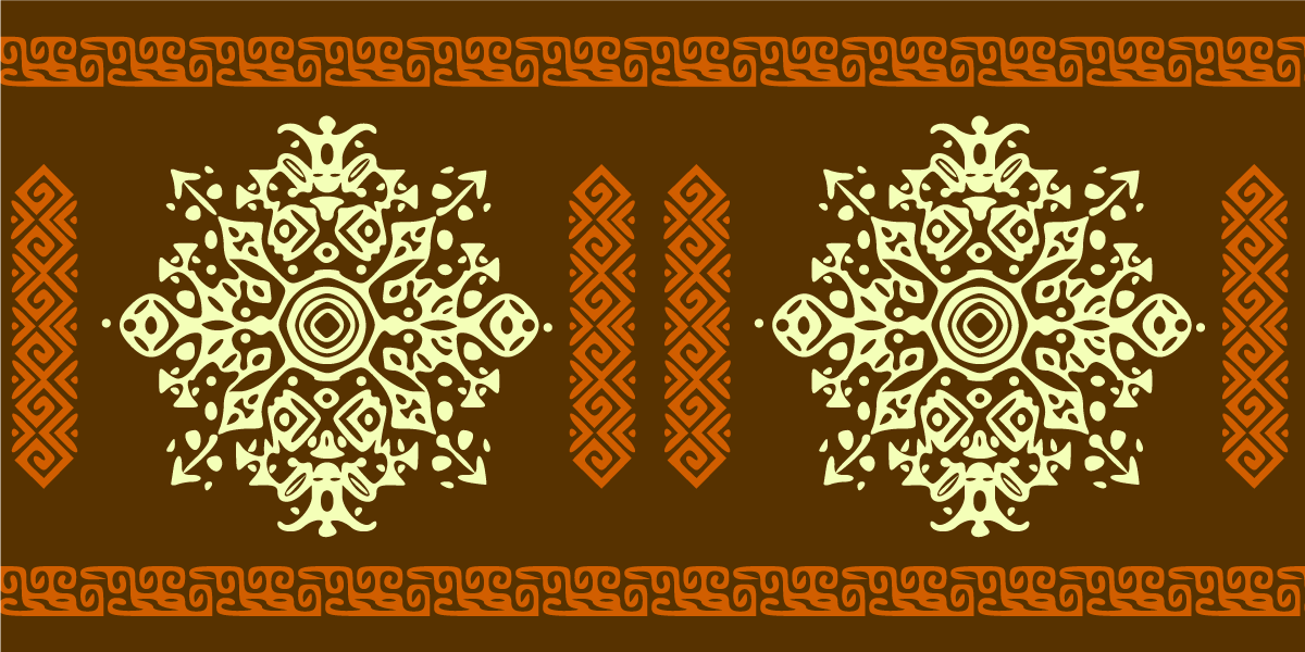 Soubor motivů mandaly Mandala vinylový koberec - TenStickers