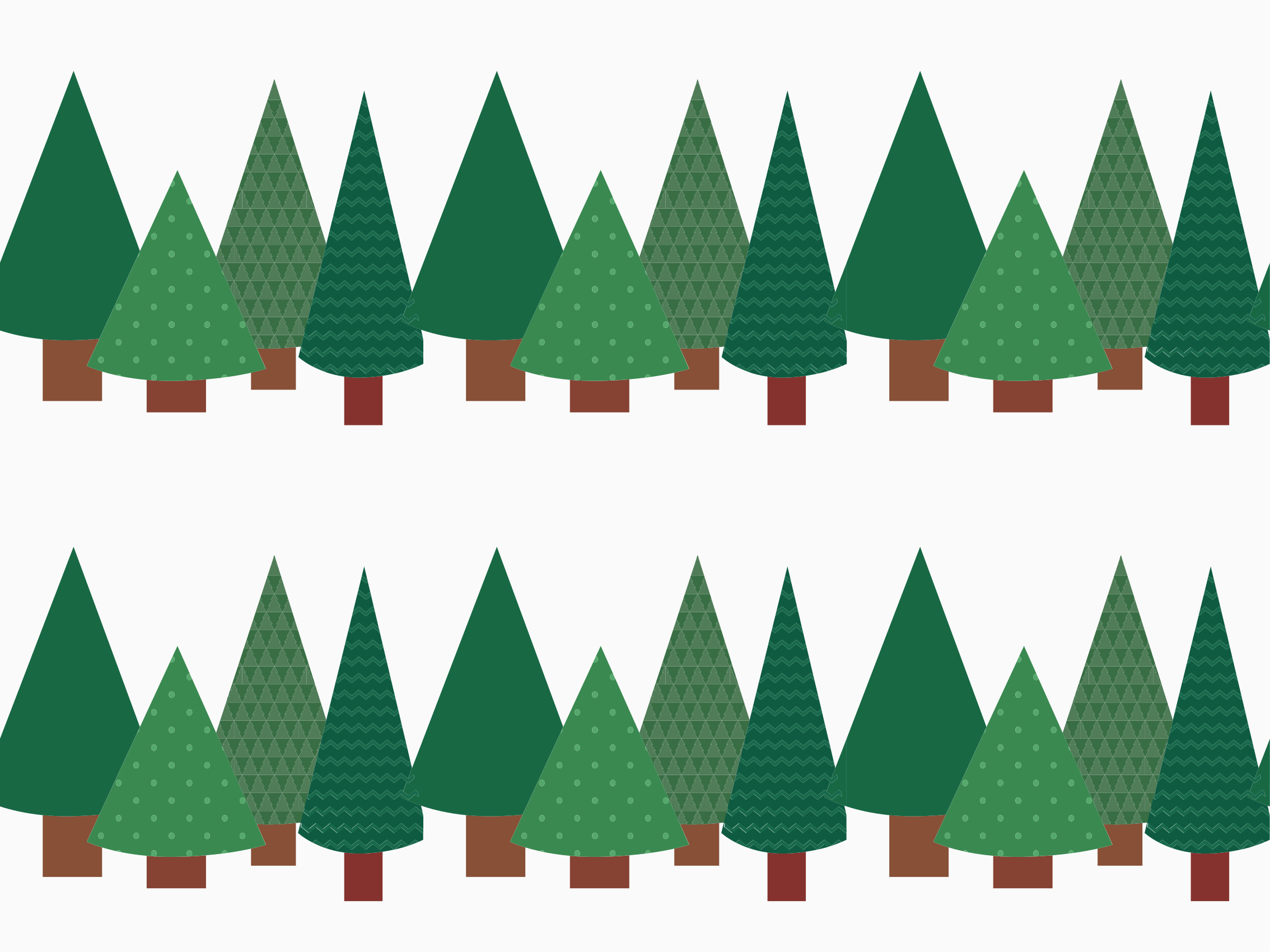 Patchwork vánoční stromeček vzor vintage koberec - TenStickers