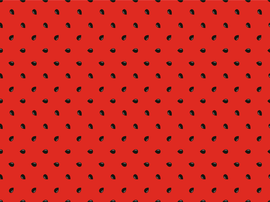 Bezešvé vzor meloun moderní koberec - TenStickers