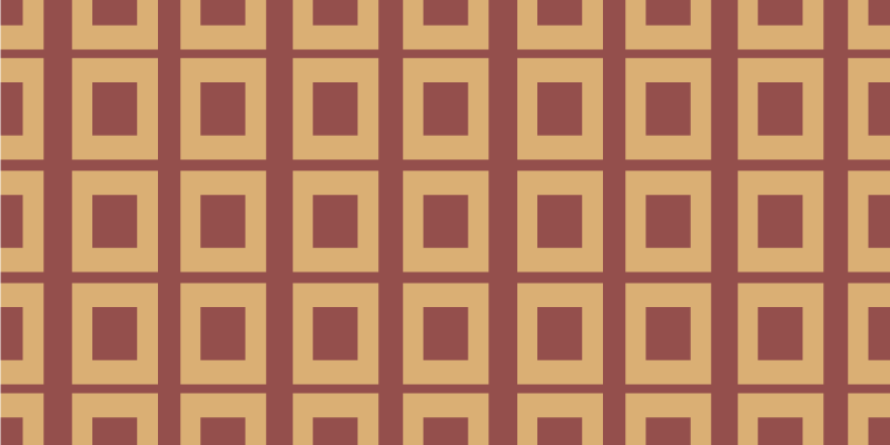 Geometrické čtverce Geometrický vinylový koberec - TenStickers