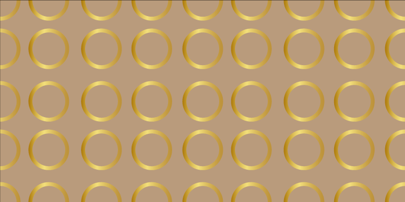 Geometrický kruhový motiv Geometrický vinylový koberec - TenStickers