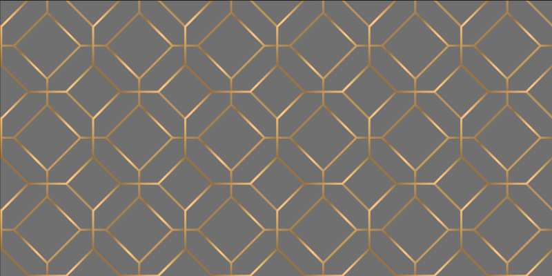 Geometrický vinylový koberec s hexagonovým vzorem - TenStickers