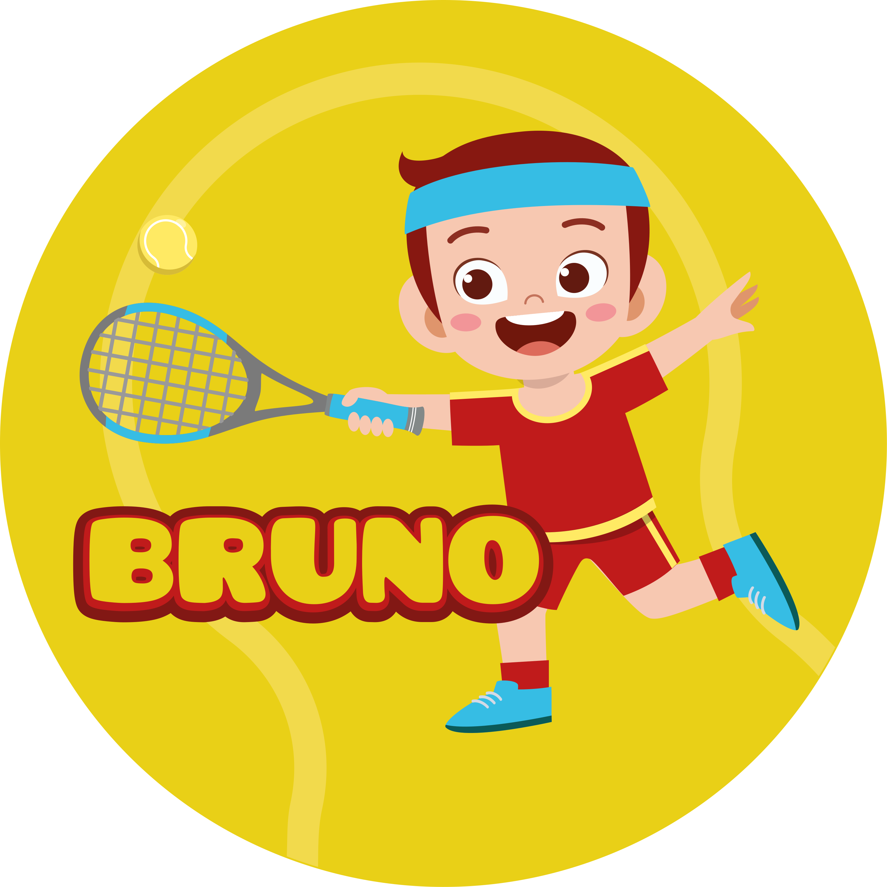 Personalizované sporty Vinylový koberec se jmény - TenStickers