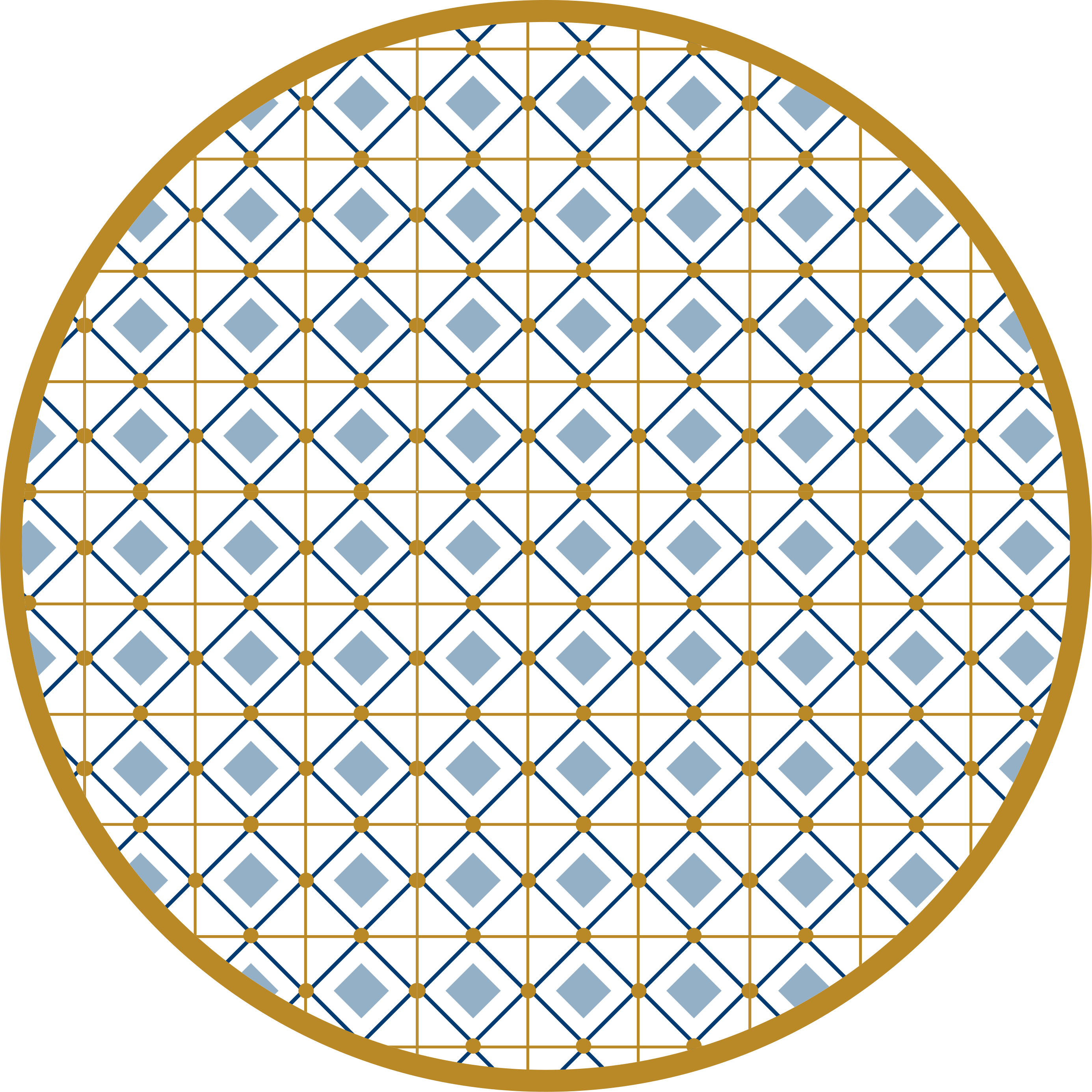 Kruhové dlaždice Vinylový koberec s efektem dlaždic - TenStickers