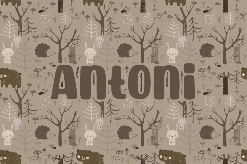 Dětský vinylový koberec ve skandivánském stylu - TenStickers