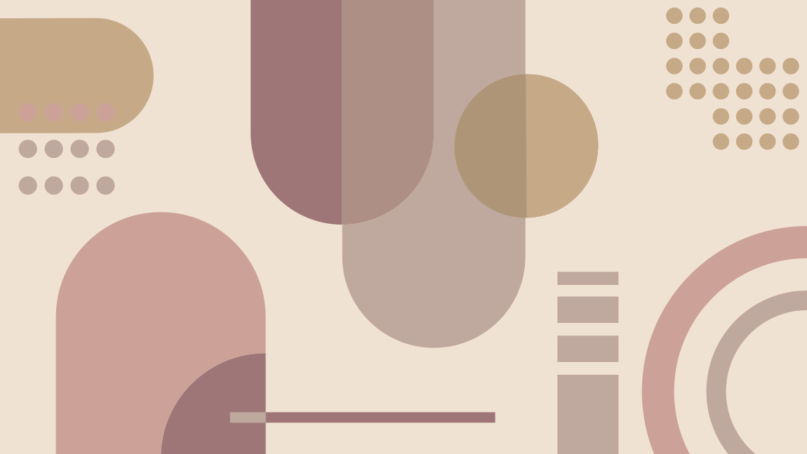 Harmonii geometrických tvarů Geometrický vinylový koberec - TenStickers