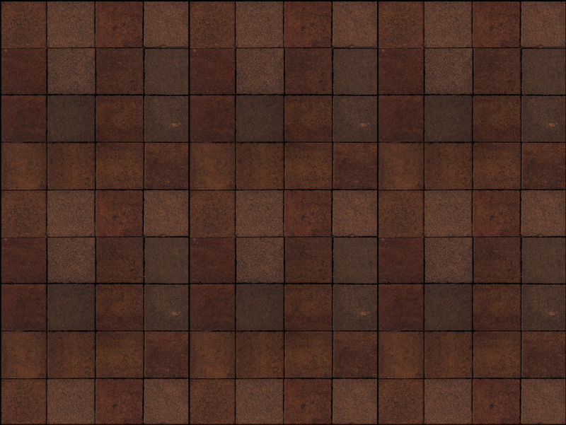 Zemitý dlážděný povrch Vinylový koberec s efektem dlaždic - TenStickers