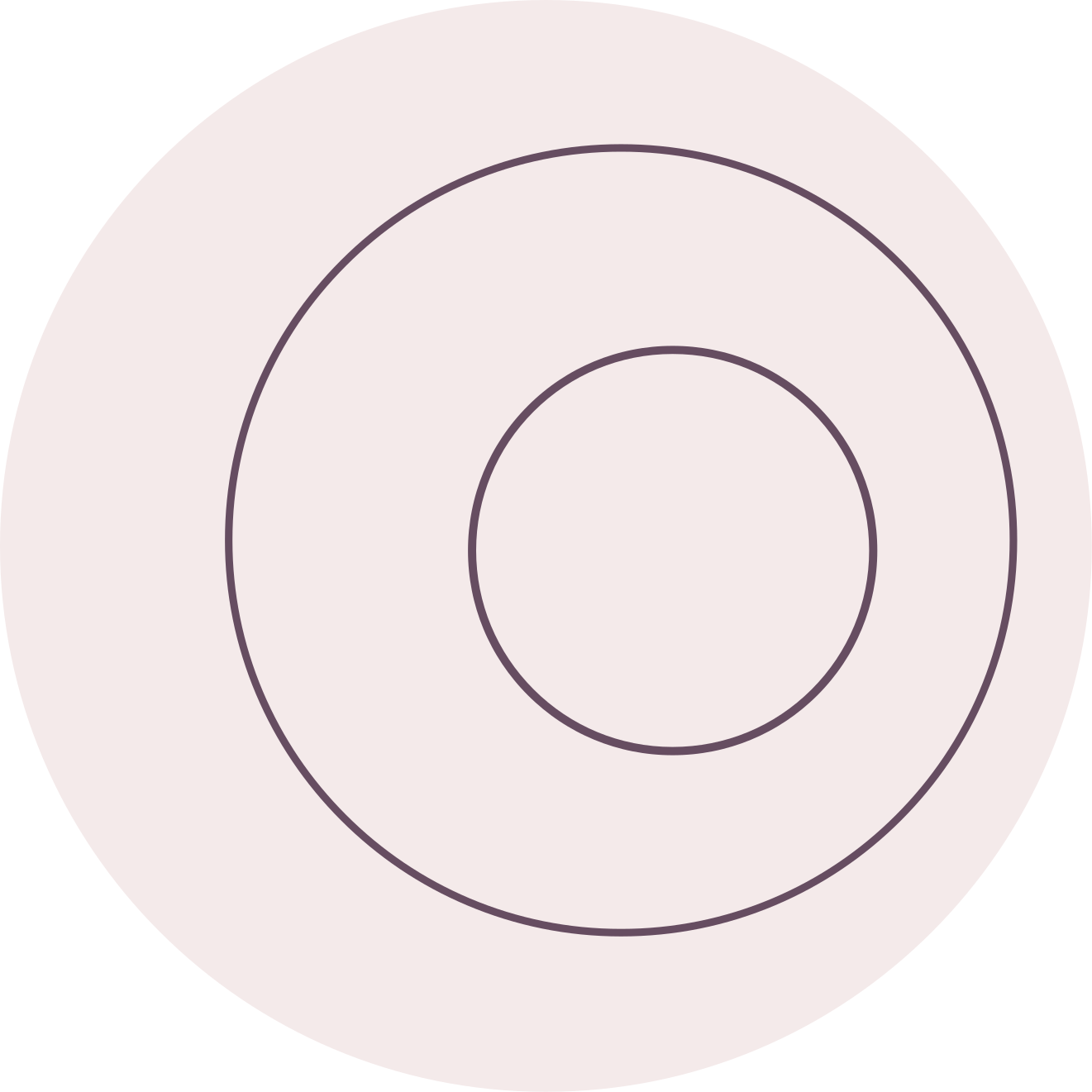 Minimalist Circular Design Minimalistický vinylový koberec - TenStickers