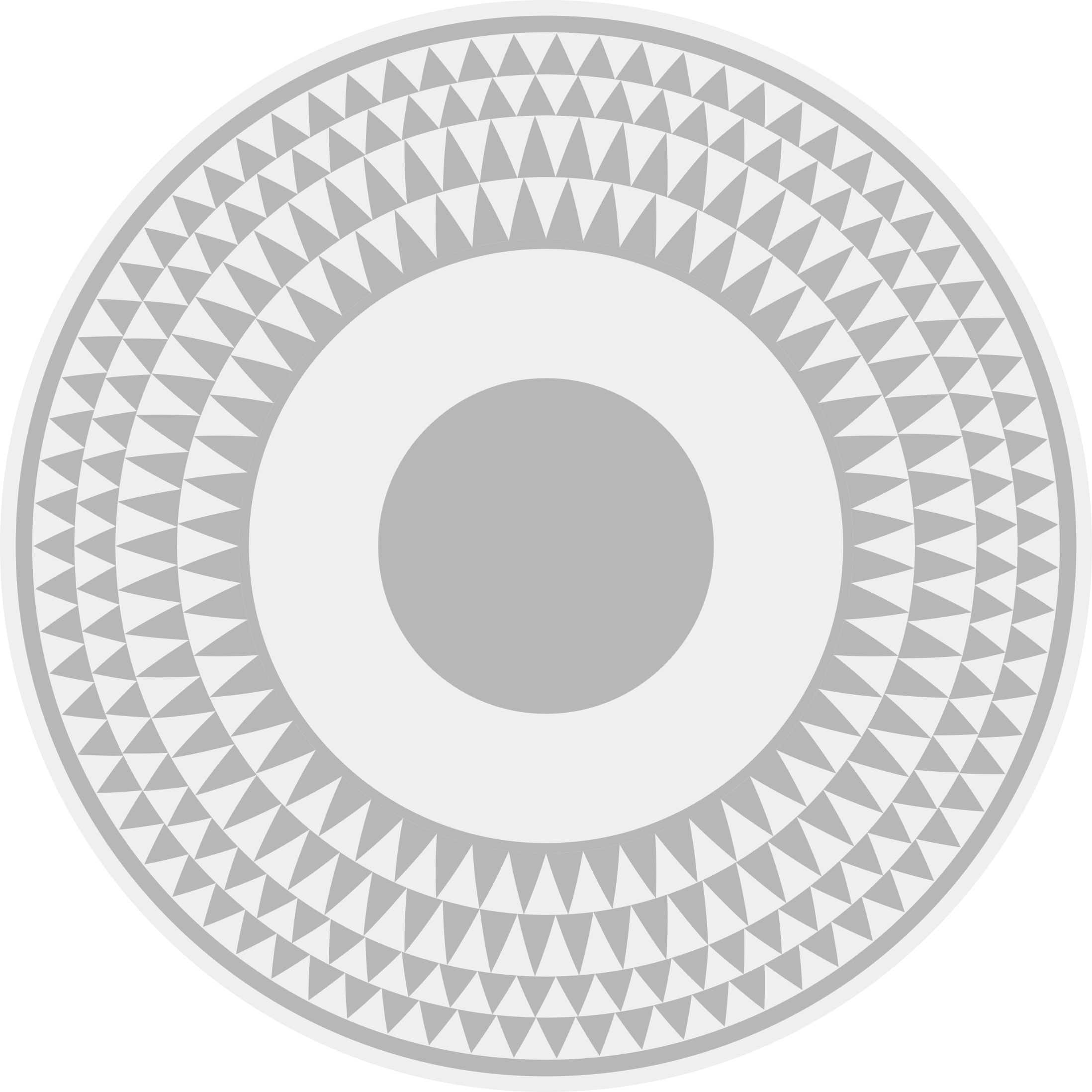 Vzor soustředných kruhů Geometrický vinylový koberec - TenStickers