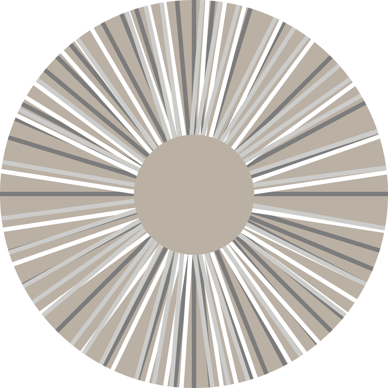 Geometrický výbuch kruhového vzoru vinylový koberec - TenStickers