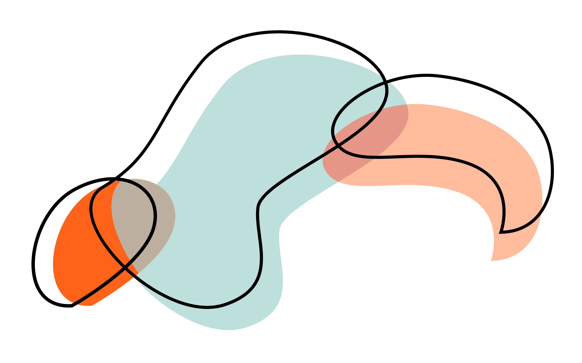 Abstraktní geometrické tvary vinylový koberec minimalistický - TenStickers