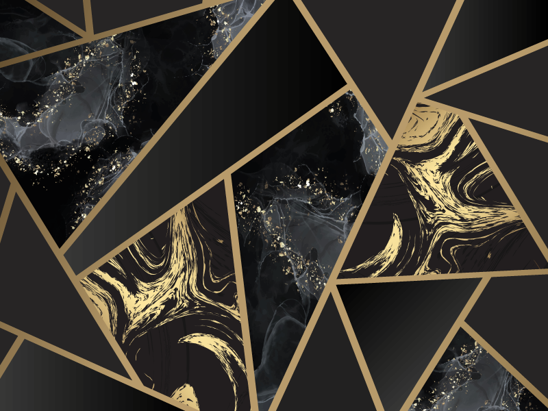 Geometrický Mramorový Spoj Geometrický vinylový koberec - TenStickers