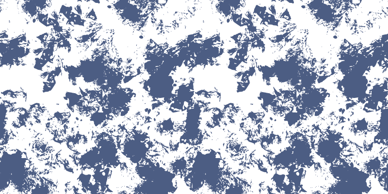 Modrý abstraktní zvířecí vzor vinylový koberec - TenStickers