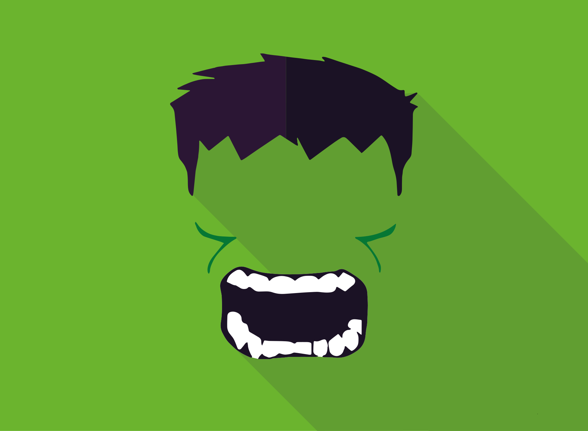 Zelený dětský vinylový koberec superhrdina - TenStickers