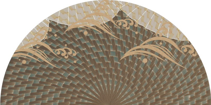 Texturovaný styl japandi Vinylový koberec obývací pokoj - TenStickers