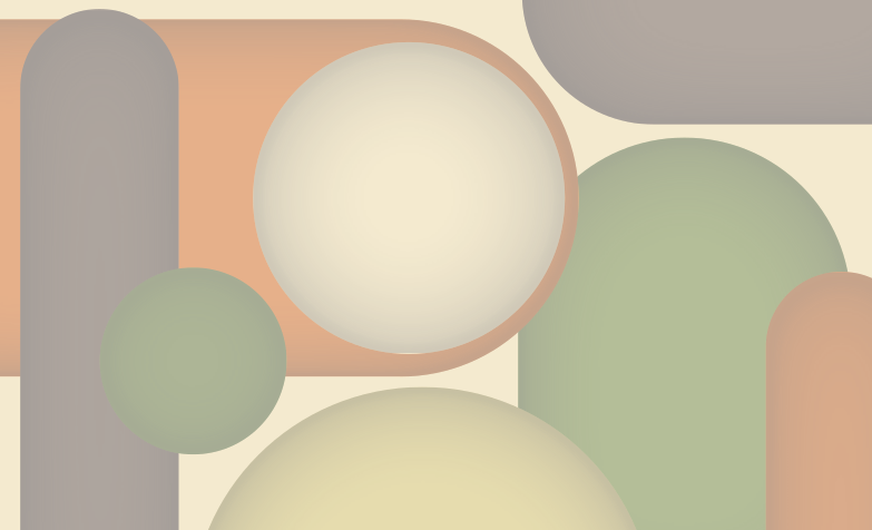 Moderní kruhové motivy Moderní vinylový koberec - TenStickers