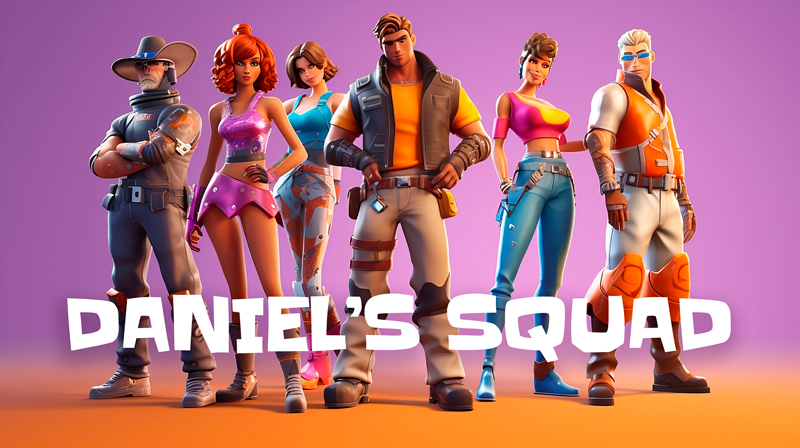 Videohry Skupina znaků vinyl koberec ložnice - TenStickers