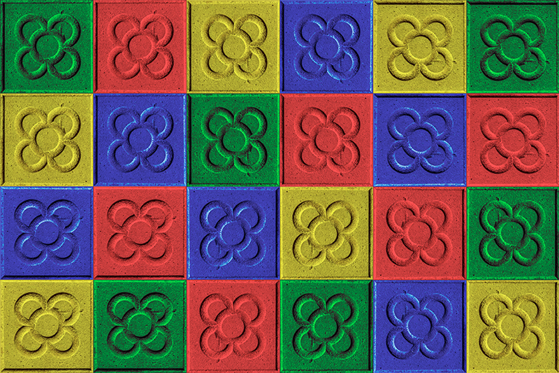 Pop Art obklady dlaždic Vinylový koberec  - TenStickers