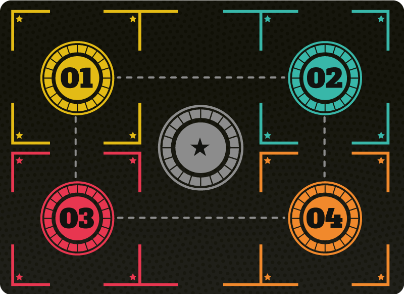 Basketbalový trénink Obdélníkový vinylový koberec - TenStickers