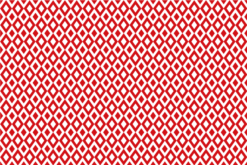 Diamantový motiv Červený vinylový koberec - TenStickers