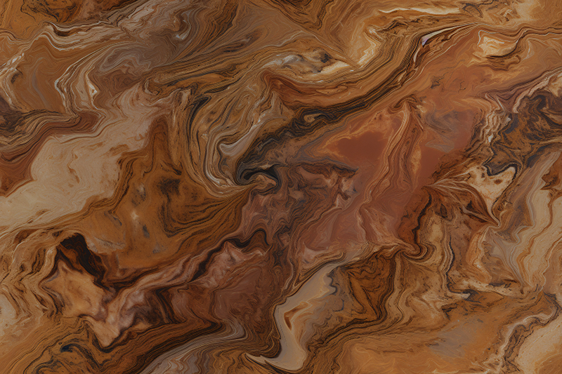 Hnědý odstín Mramorový vinylový koberec - TenStickers