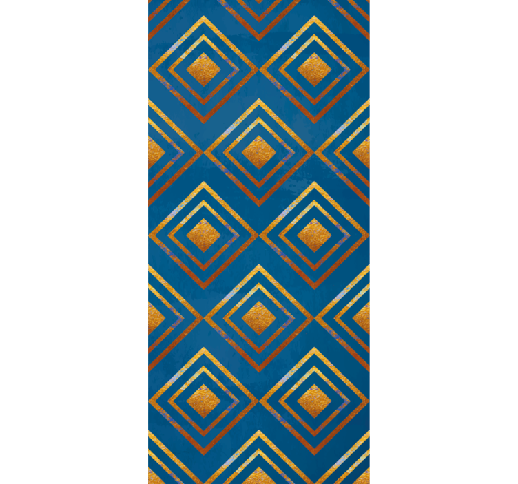 Diamanty a čáry Geometrická tapeta - TenStickers