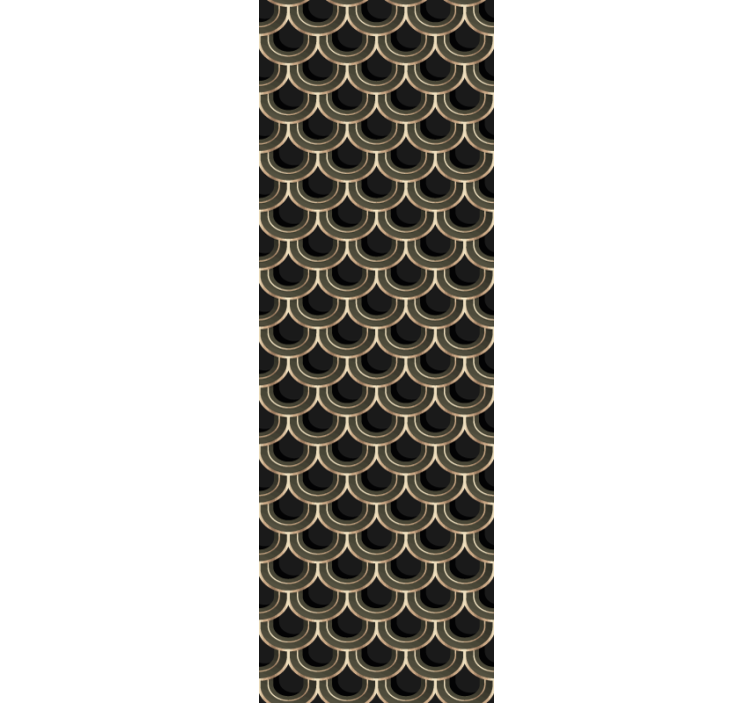 Elegantní hřebenatý vzor Ozdobná tapeta - TenStickers