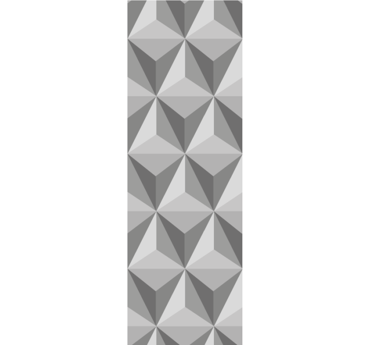 3d pyramidový vzor Geometrická tapeta - TenStickers