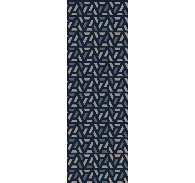 Dynamické uspořádání vzorů Geometrická tapeta - TenStickers