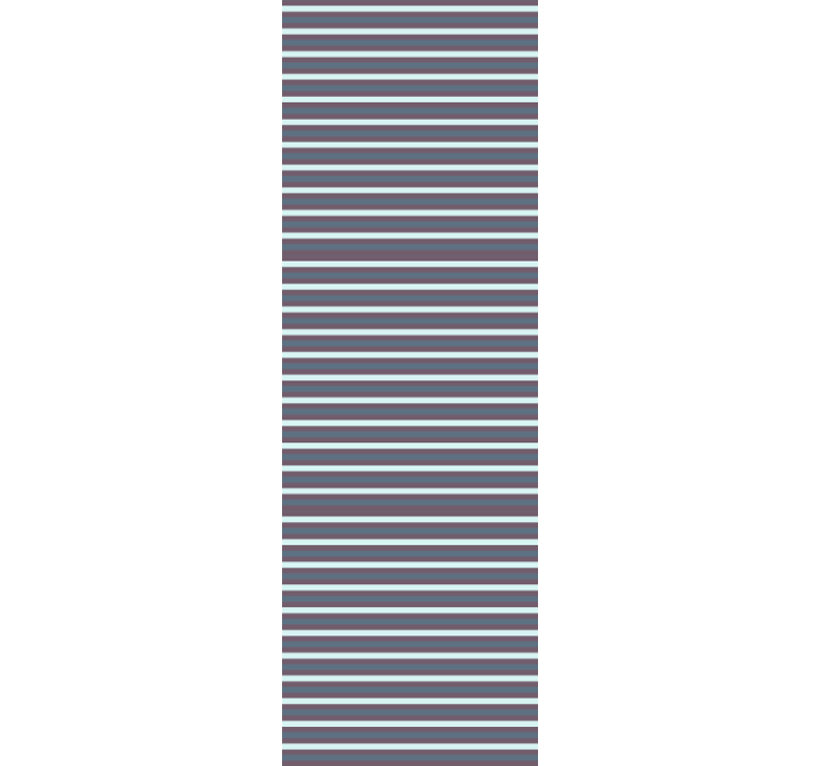 Elegantní šedé a bílé provedení Pruhovaná tapeta - TenStickers